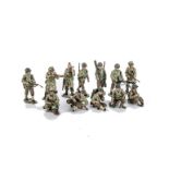King & Country D Day series US forces, DD43, DD44, DD46, VG, (12)