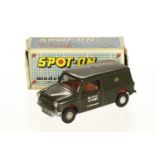 A Tri-ang Spot-On No.210/2 Morris G.P.O Telephone Mini-Van, dark green body, red interior, in