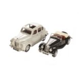 Kenna Models 1/43 White Metal Cars, Austin Devon, beige, MG TF, black, in original boxes, E, boxes