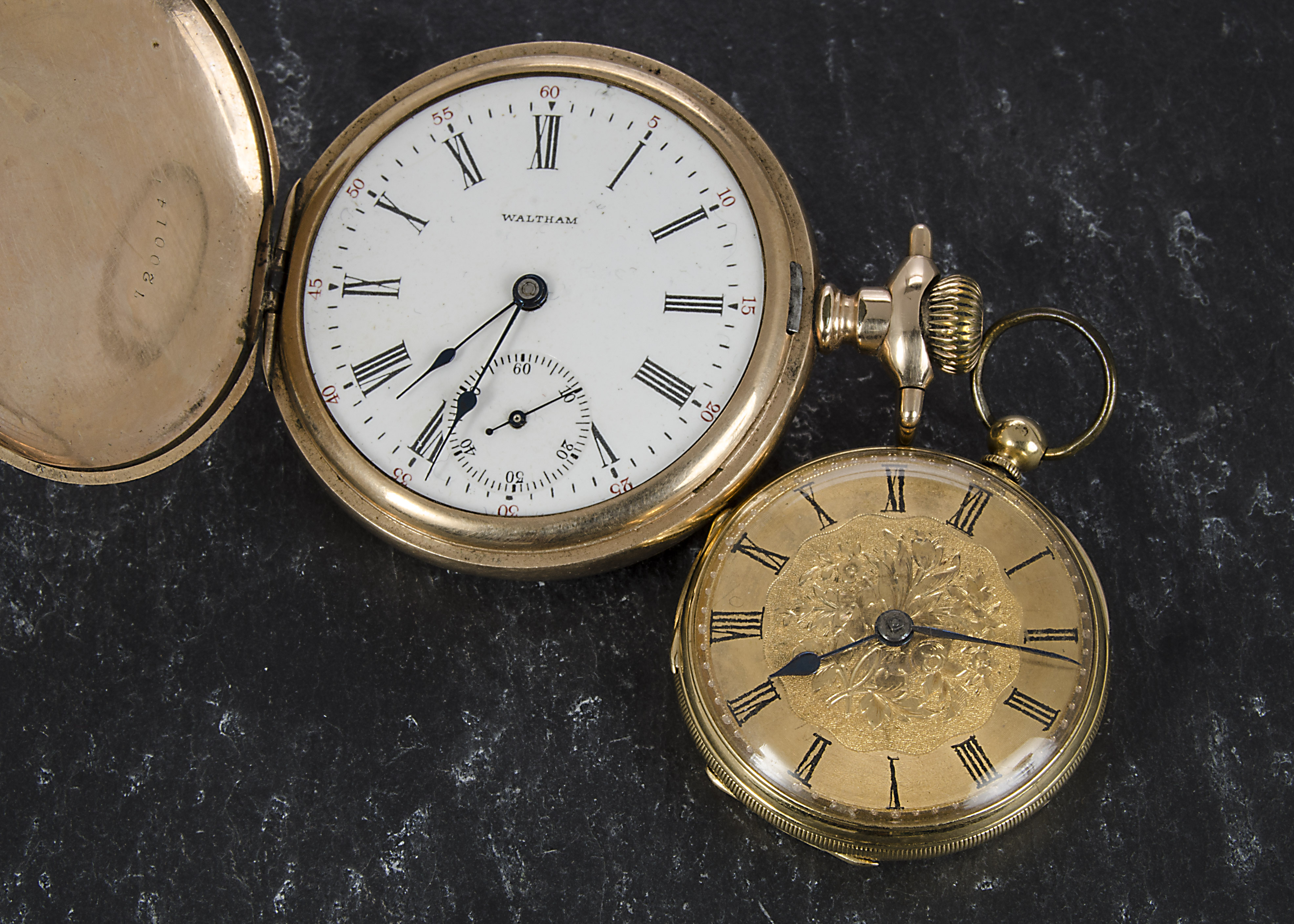 A late Victorian 18ct gold open faced lady’s pocket watch, marked to the movement for Triggs of