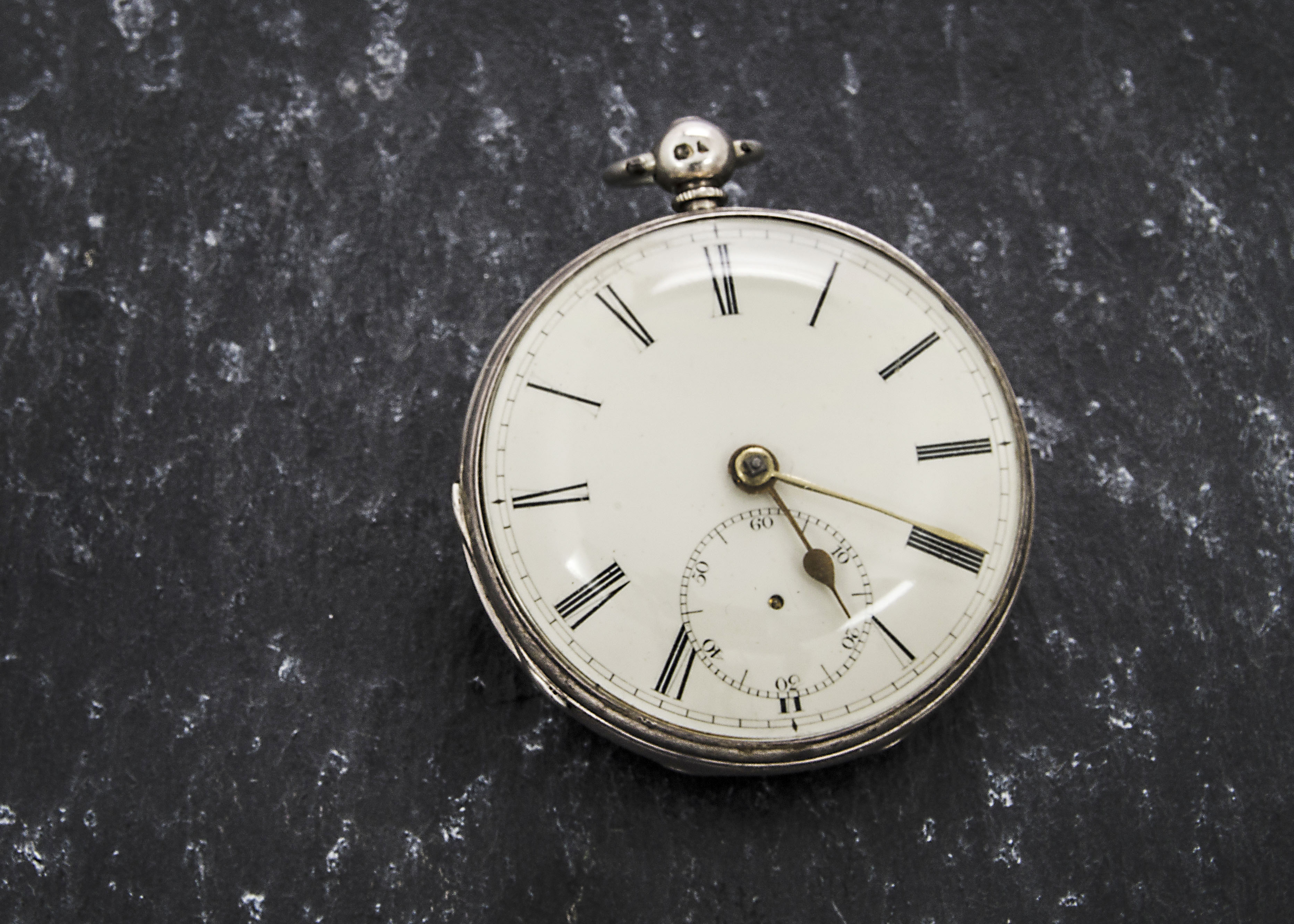 An early Victorian silver open faced pocket watch by John Jones, 338 Strand, case dated London 1849,