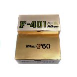 Nikon Bodies: an F60 with an F401 both in makers boxes (2 )