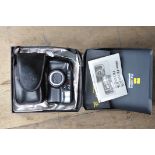 Nikon TW Zoom 105 Camera, with instructions and case in makers box marked '105'