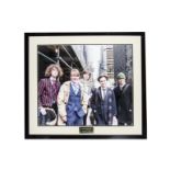 Kaiser Chiefs / Autographs: Framed and glazed colour print signed with Christian name by all five