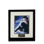 James Bond / Pierce Brosnan Autograph: Framed and glazed colour print signed Pierce Brosnan, with