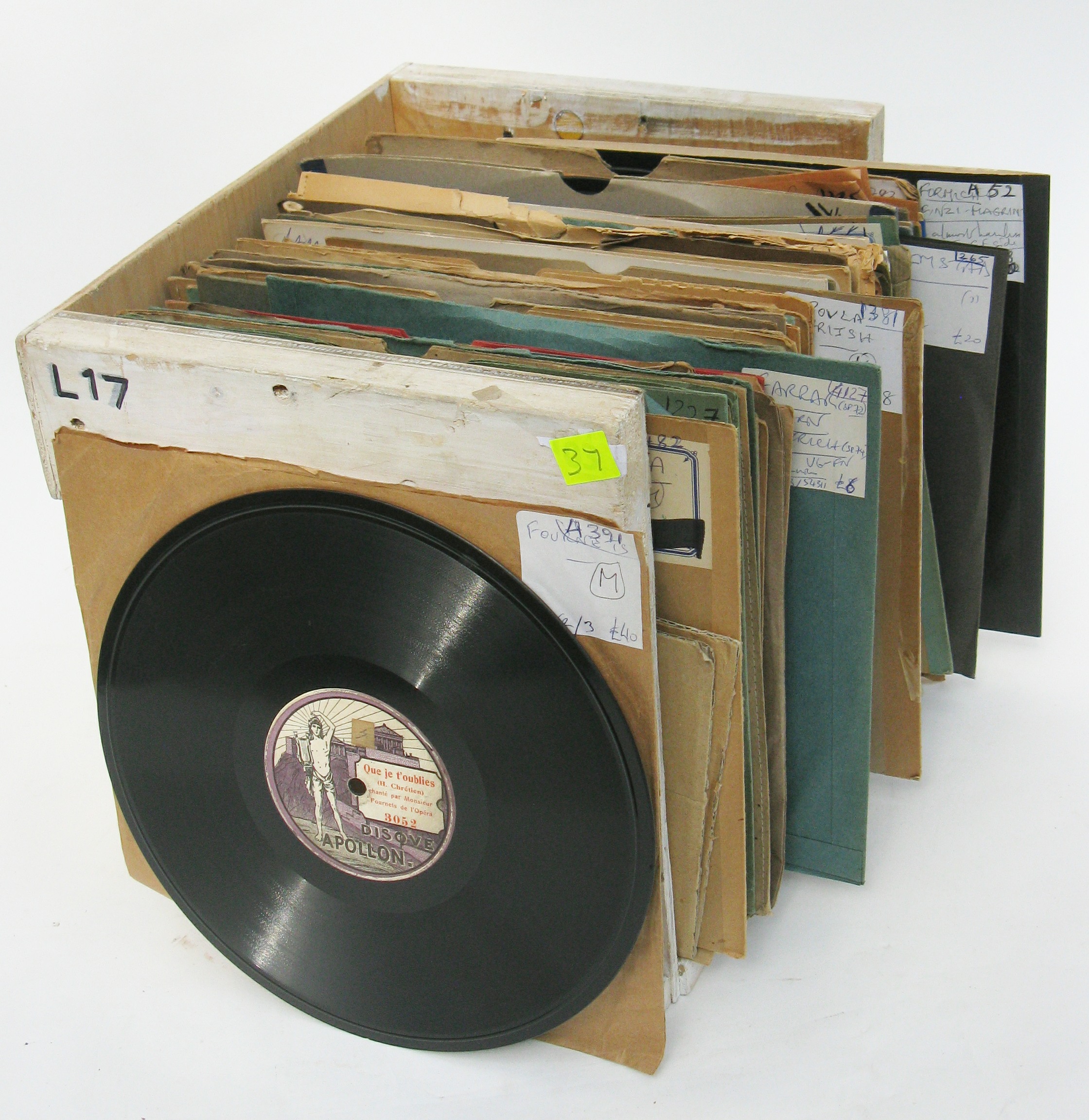 Vocal records, 10-inch: Eighty-six, by Friant, Farrar (G &T 33618, 53344, 54311, dog 7-034000, 7-