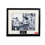 Only Fools And Horse / Autographs: Framed and glazed black and white photograph signed by Marlene