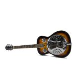 Acoustic Guitar: A Resonator OR4TS made in China - serial DC07050008 finished in Sunburst overall in