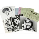 The Monkees: small collection of related ephemera, Davy Jones Pic Book order form, four prints of