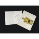 Cream / Jack Bruce: two greeting card signed by Jack to his with Janet As per our Terms and