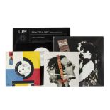 U2: small collection including twenty 7" singles and one 12" promo single, Live At The Marquee