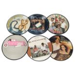 7" Picture Discs Singles: seventy plus various artist, years and conditions