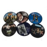 7" Picture Discs Singles: seventy plus various artists, years and conditions