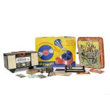 Gramophone toys and Miscellanea: a Selcol child's gramophone in box; two toy musical boxes; and a