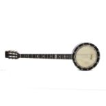 Banjo: A W Temlett five string in very good condition, with case