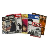 Music Magazines, Programmes, Annuals: 1960s-90s: ninety plus items, many 60s including Beatles,