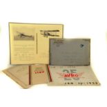 AVRO A group of early 20th century promotional sales brochures c1918-19: including Avro 504 and