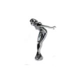 Speed Nymph Car Mascot: A good pre-war radiator-mascot in the form of a diving female figure by A.