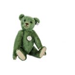 A Steiff Limited Edition green Teddy Bear 1908, 915 of 3000, in original box with certificate, 2005