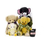 Four Limited Edition Merrythought Cheeky Bears: a Cheeky Liquorice, 40 of 75 - 10½in. (27cm.)