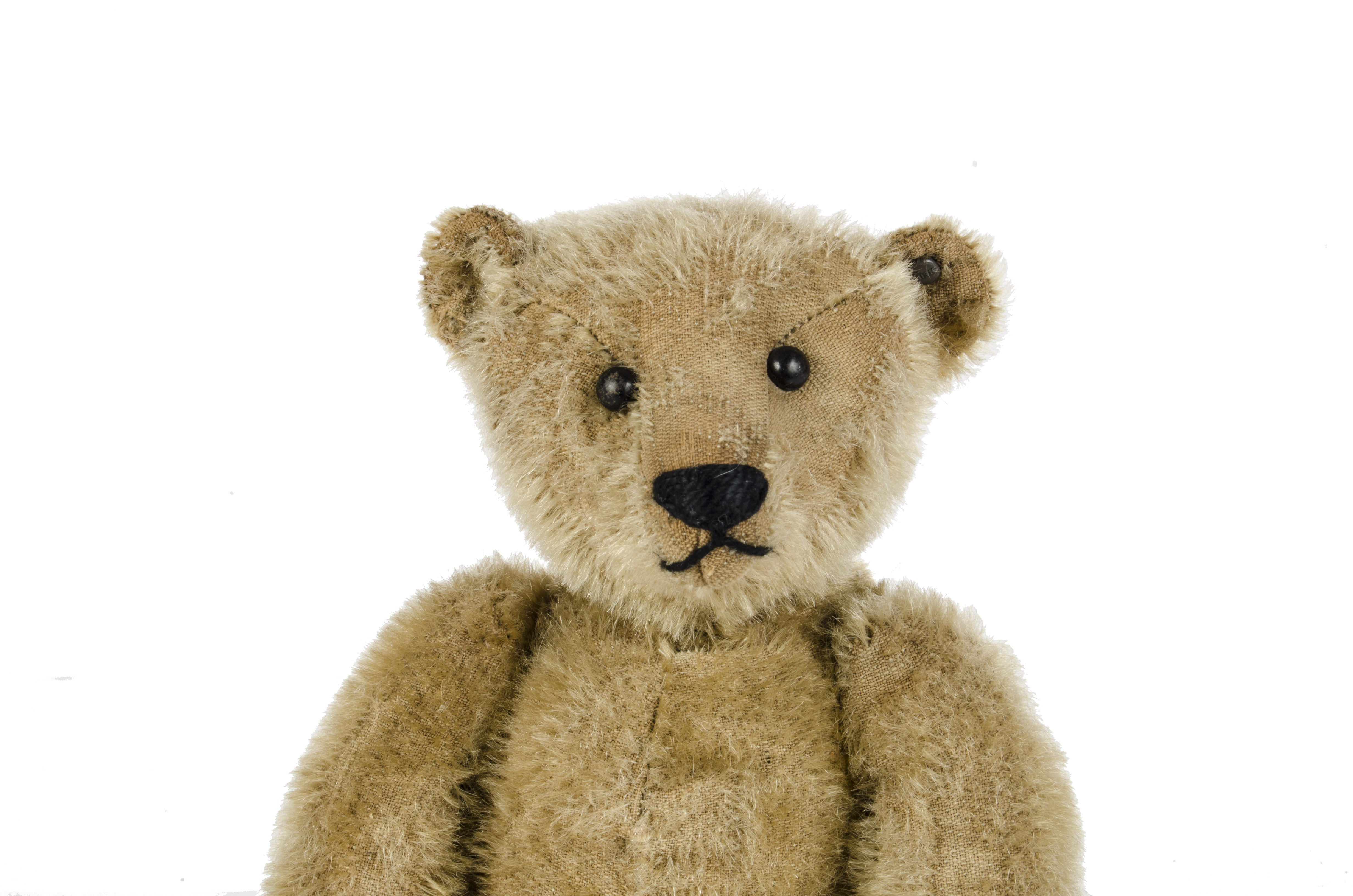 An early Steiff Teddy Bear, circa 1910, with dark blonde mohair, black boot button eyes, - Image 2 of 2