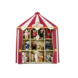 A Steiff Limited Edition for the German Market Magische Zirkuswelt (Magic Circus World), a wooden