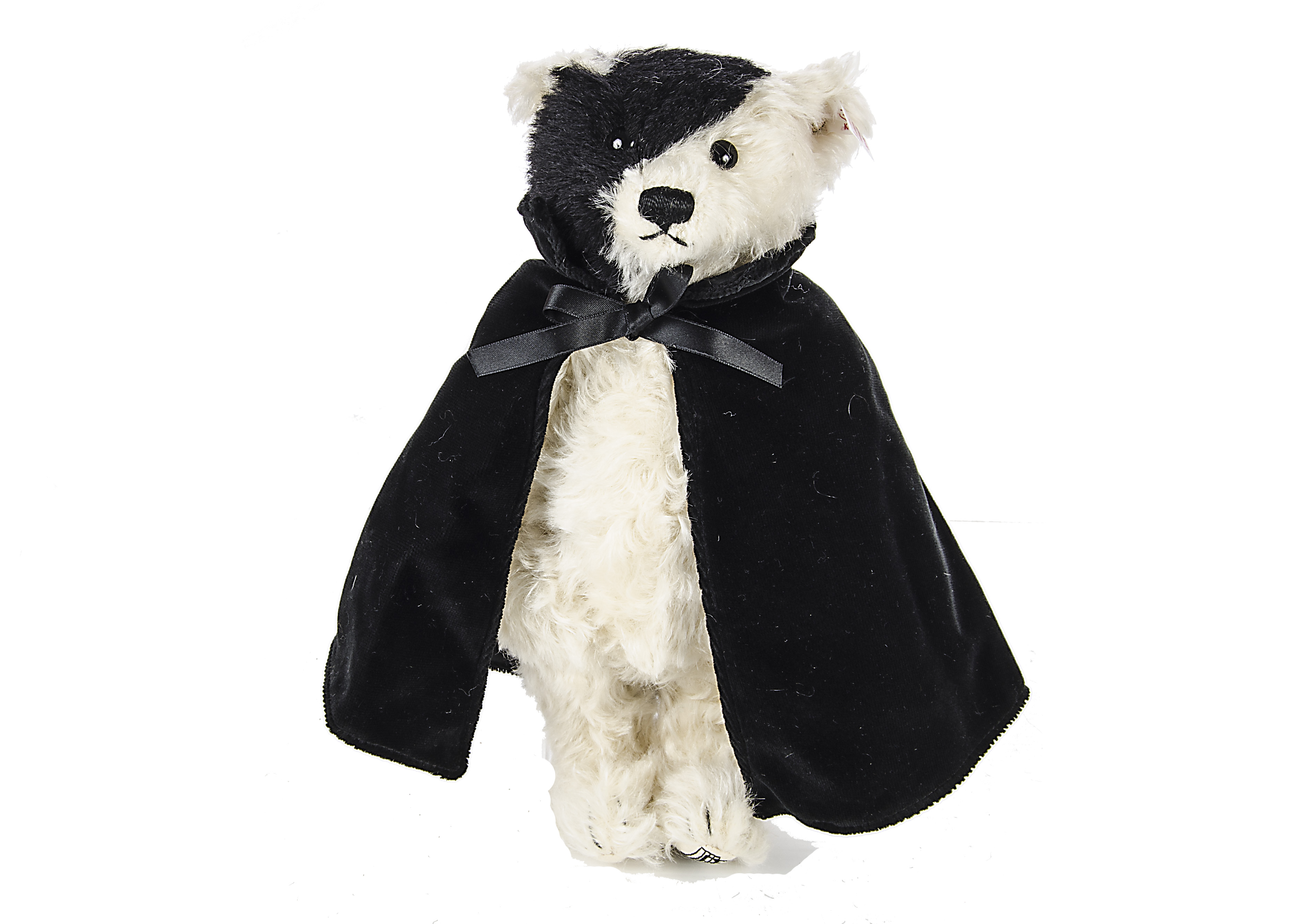 A Steiff Limited Edition Musical Teddy Bear Phantom of the Opera, 196 of 3000, in original bag