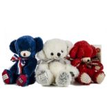 Three Merrythought for Witney Limited Edition Cheeky Teddy Bears: a red Cheeky Bear, 154 of 250 -