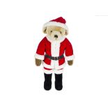A Merrythought for Harrods shop display Father Christmas Teddy Bear, late 20th century, with