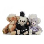 Three Merrythought Limited Edition Cheeky Teddy Bears: a Pretty Miss Punkie for Witney, 24 of 50 -