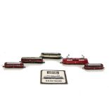 Z Gauge Continental Diesel and Electric Locomotives by Märklin Mini-Club: all in DB colours,