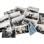 A box of railway wagon photographs and others: predominantly archive or ‘works’ monochrome