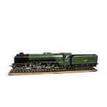 A 3½” gauge ex-LNER A2 class 4-6-2 coal-fired live steam Locomotive and Tender: built and painted to