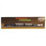 A Märklin Mini-Club Z Gauge train pack: ref 81417, containing ÖBB 2-8-2 tank locomotive 86 799,