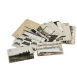 A group of original LNWR and MR-published postcards: of various periods, comprising 21 LNWR cards, 3