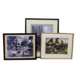 Terence Cuneo Framed Railway Prints: ‘Castles at Tyseley’, 5593 LMS Jubilee ‘Kolhapur’ and ‘