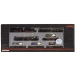 A Märklin Mini-Club Z Gauge train pack: ref 81428, containing DB 4-6-0 locomotive and tender, two