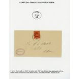 (x) Aden1937 (31 Mar.) local envelope bearing 2a. with Aden c.d.s., the last day of use of Indian