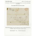 (x) Barbados1840 entire to London, marked "8" at the newly introduced all inclusive rate and