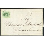 (x) Austria1868 entire letter to Turnu Severin, bearing Danube Steam Navigation Company 1866-78 10k.