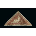 (x) Cape of Good Hope1853 Deeply Blued Paper1d. deep brick-red, large margins all round; fine. S.