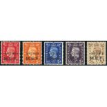 (x) British Occupation of Italian ColoniesMiddle East Forces1942 (Mar.) overprint 14mm. long, 1d. to