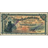 National Bank of South Africa Limited, £5, Pretoria, 3 January 1920, serial number B 895896, blue on