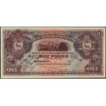 Orange Free State, African Bank Corporation, specimen £1, Bloemfontein, ND (191-), no serial number,