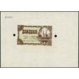 (x) Republique Syrienne, Syria, a large format proof 10 piastres, 1942, brown and green, the Tekkiye