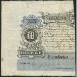 Orange Free State Government, £10, Bloemfontein, ND (1866 Issue), serial number 3352, black on