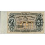 (†) National Bank of Australasia Limited, printer's archival specimen £20, Adelaide, 1 November
