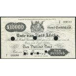 Union of South Africa, Gold Certificate Issue, £10,000, Pretoria, ND (law of 1920), serial number
