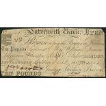 Lutterworth Bank, Goodacre, Goodacre & Buszard, £10, 18 October 1827, serial number 2356, black