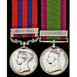 Pair: Corporal G. Carver, Royal ArtilleryIndia General Service 1854-95, one clasp, Jowaki 1877-8 (